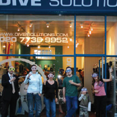 Dive Solutions new shop front