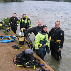 Dive club event, Preparing to dive