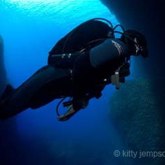 Underwater photographer Kitty Jempson, scuba diver