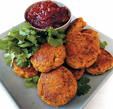 Spiced Crab Cakes with Sweet Chilli Jam