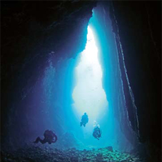 Underwater photographer Nick Taylor, prize-winning cave