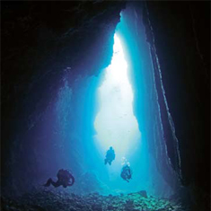 Underwater photographer Nick Taylor, prize-winning cave