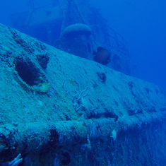 Underwater photographer Nick Stevens, wreck