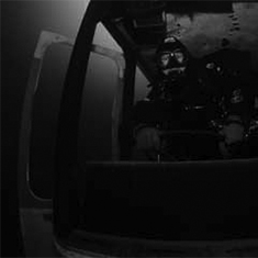 Underwater photographer Tony McCann, bus